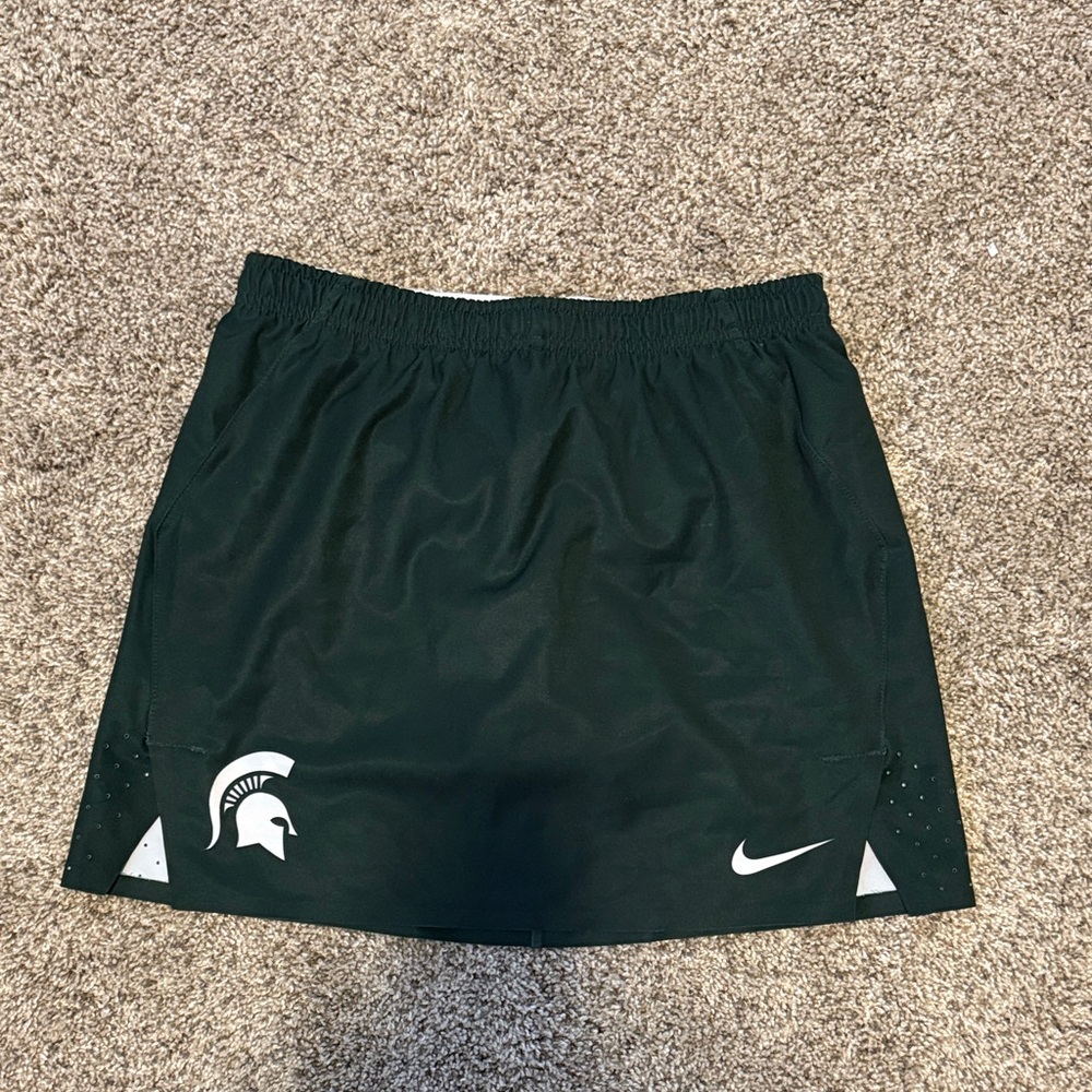 Nike Women's MSU Spartans Dark Green Athletic Skirt